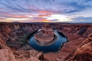 Sunset over Horese Shoe Bend  Sunset; Horese Shoe Bend : Sunset, Horese Shoe Bend